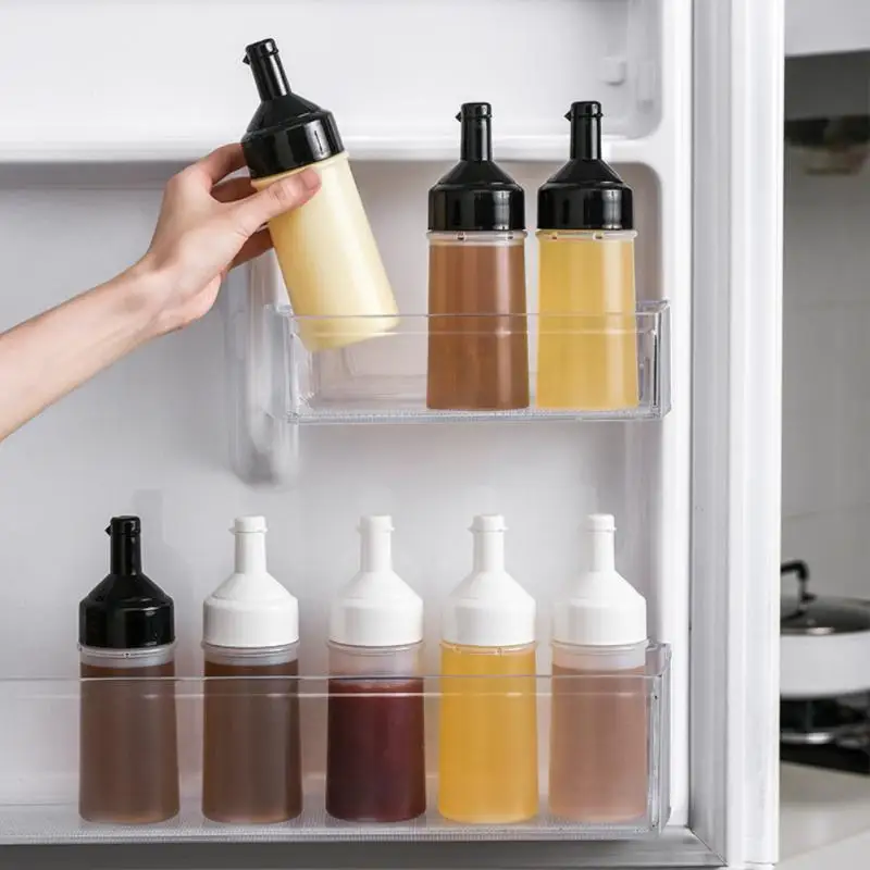 

Transparent Sauce Olive Oil Jars Portable With Lid Sealed Sauce Seasoning Box Dispenser Plastic Sauce Olive Oil Bottle