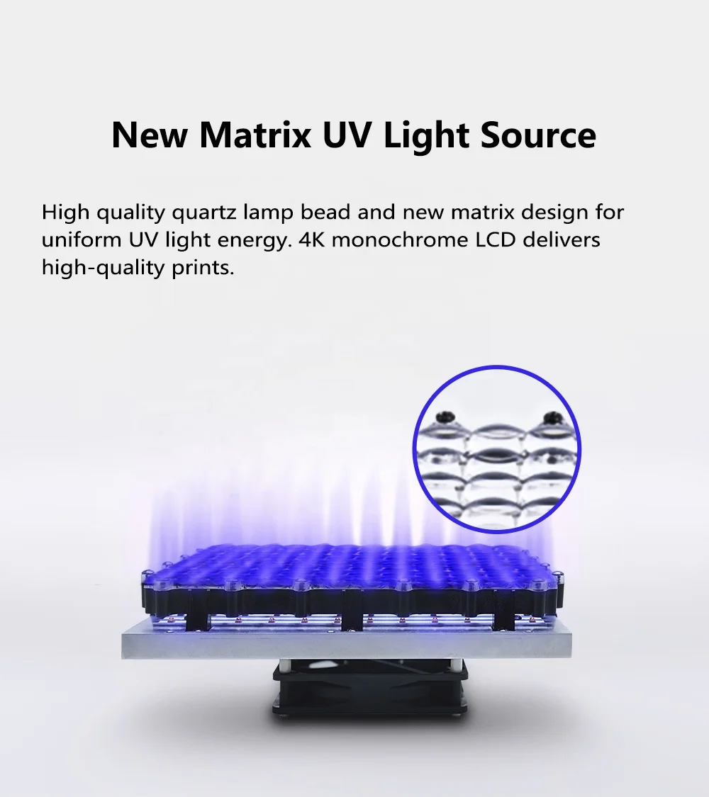 QIDI TECH i-Box 8 9-дюймовый 4K ЖК-УФ-смола 3D-принтер с разрешением 192*120*200 мм
