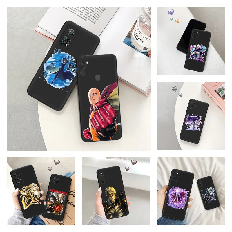 Телефонный чехол для Samsung A40 A51 A52 A53 A54 A71 A72 A73 A74 A41 A42 A31 A32 A33 34 One Punch Man Фубуки мягкий