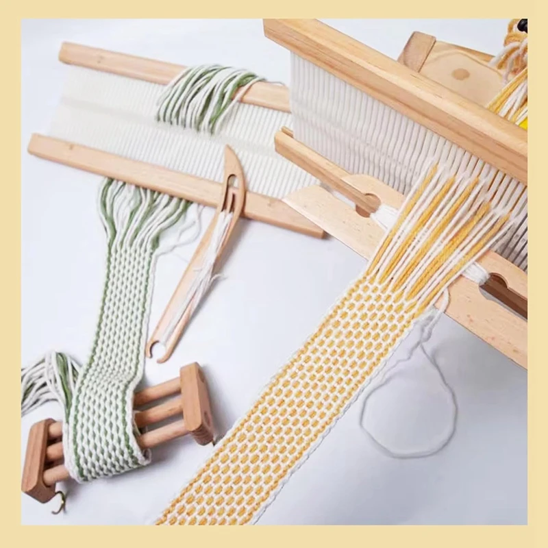 Профессиональный деревянный конический ткацкий набор станок для вязания