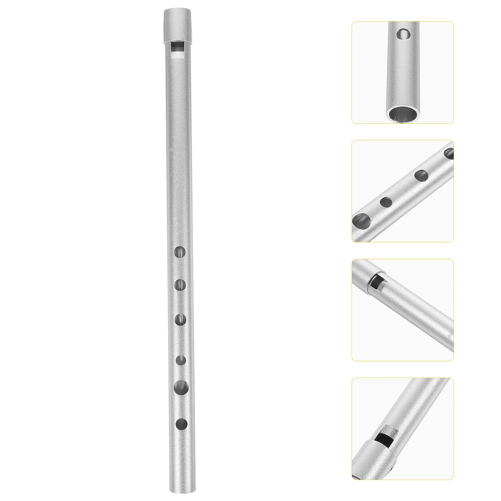 

Whistle Aluminum Alloy Flute Adukt Toys Music Portable Clarinet Creative Children for Beginner Musical Instrument Kids