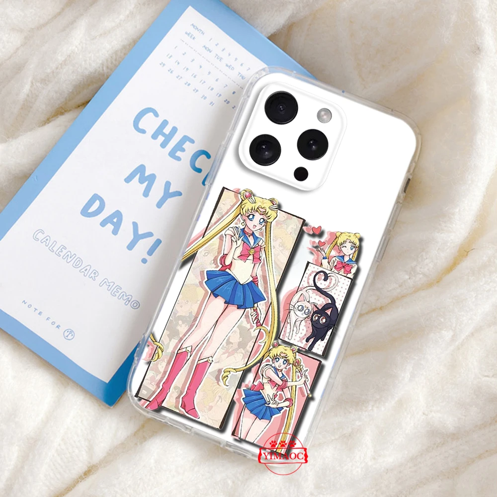 Мягкий чехол в стиле аниме Сейлор Мун для LG K71 K8 Plus K9 Lite Q510 K92 Q92 Stylo 6 7 V40 V50 V60 Velvet G9 X4