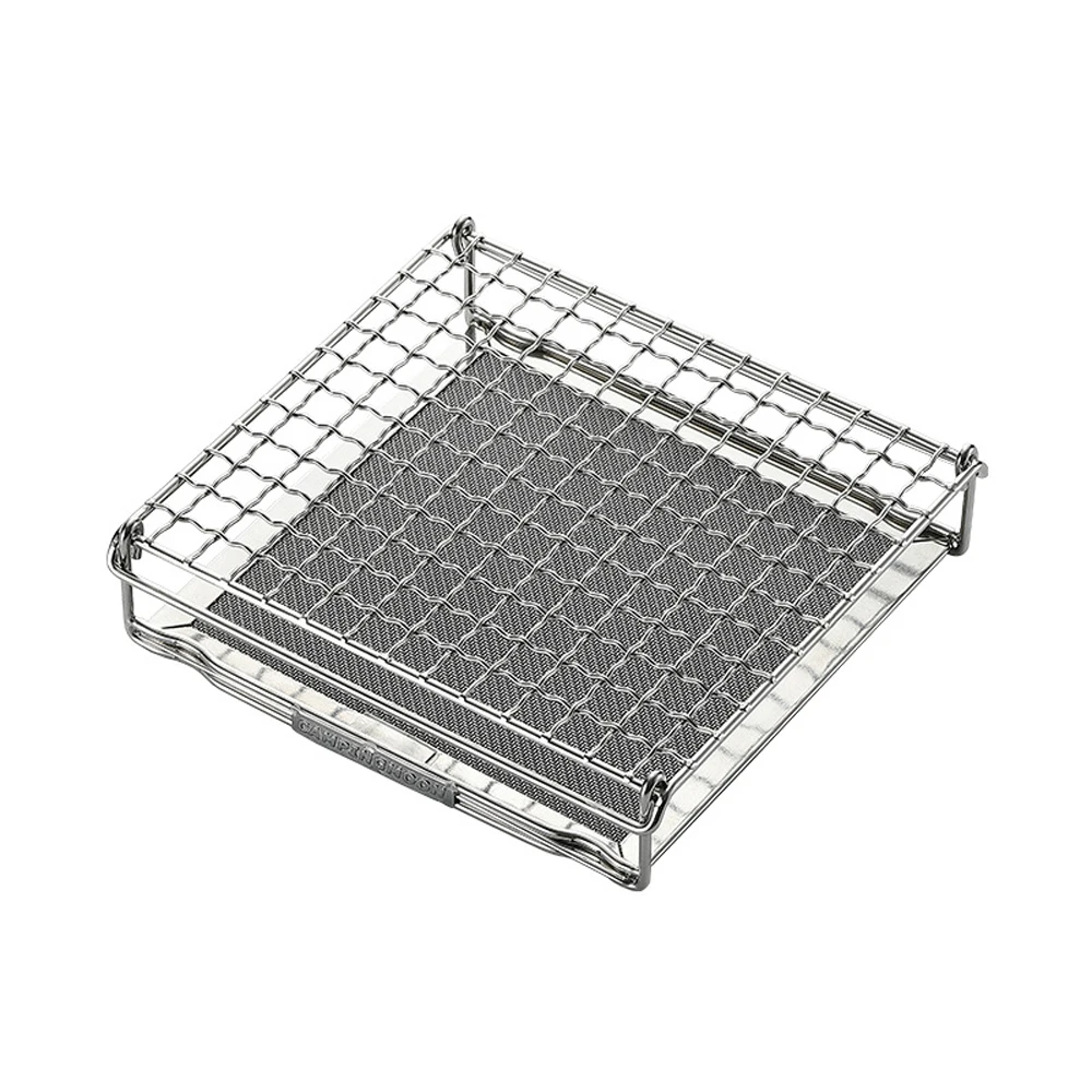 

Portable StoveTop Grill Net Mini Foldable Furnace Grill Rack Barbecue Toast Baking Holder Heating Bracket Outdoor BBQ Tools