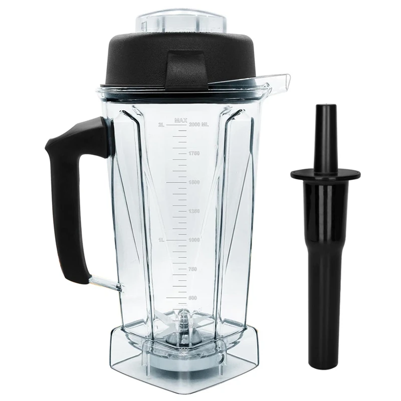 For Vitamix 64OZ Blender Pitcher Replace 5200 5000 6500 7500 Pro500 750 Container With Tamper Tool Stick