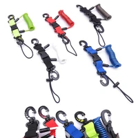 scuba diving snappy coil springs camera lanyard wrist strap for dive flashlights water sports swimming accessories equipments