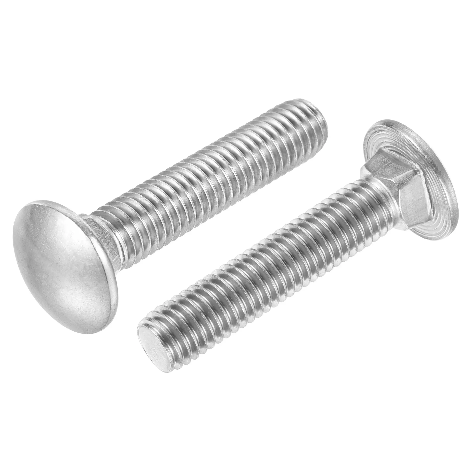 

Uxcell 1/2-13x2-1/2" Carriage Bolt Round Head Square Neck 304 Stainless Steel 5 Pcs