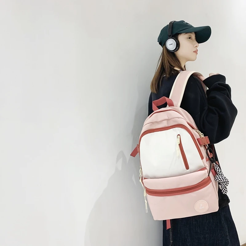 

2023 модная Дорожная сумка на молнии для ноутбука Harajuku, милые эстетичные школьные сумки для подростков