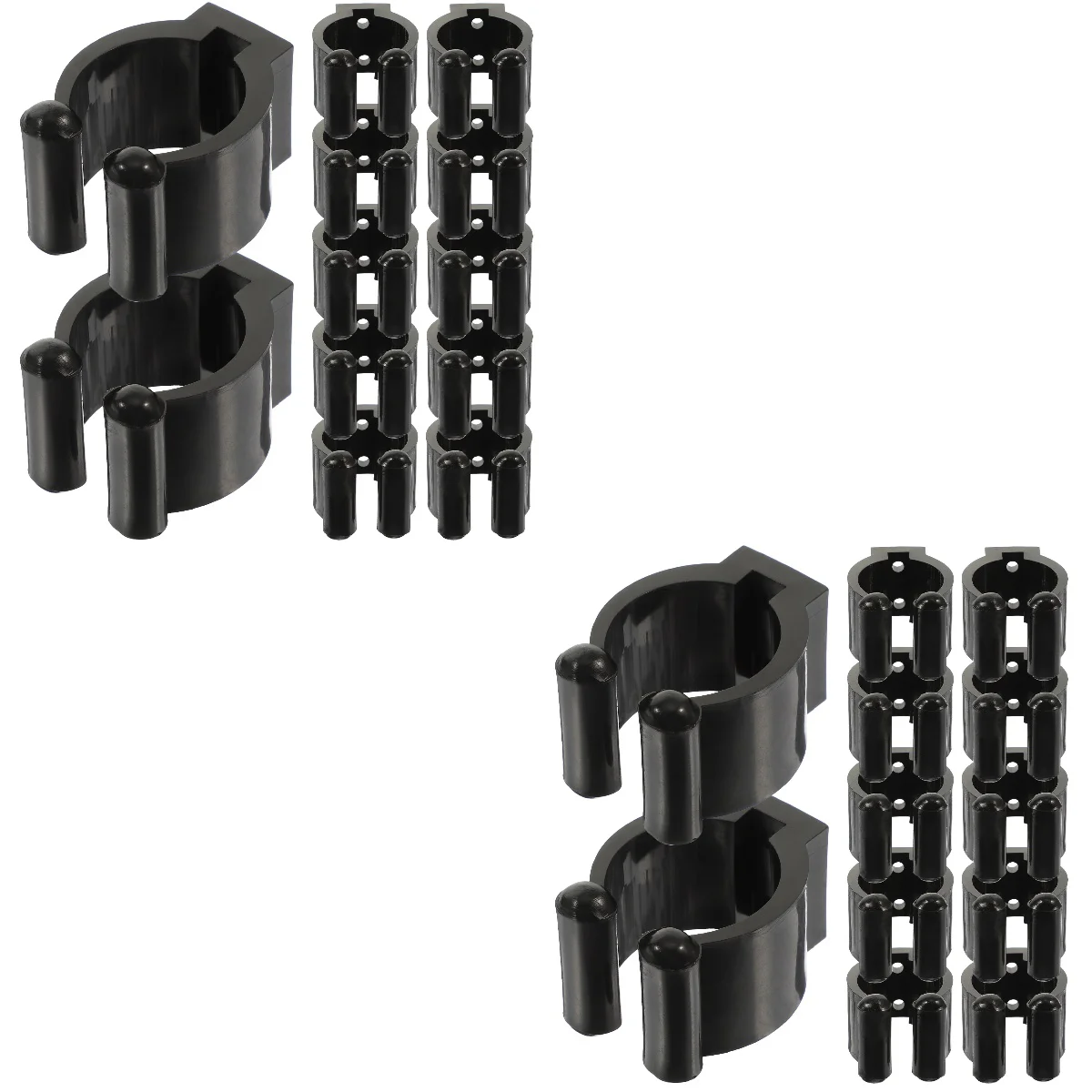 

24 Pcs Portable Rod Holders Club Clips Pole Storage Racks Tools