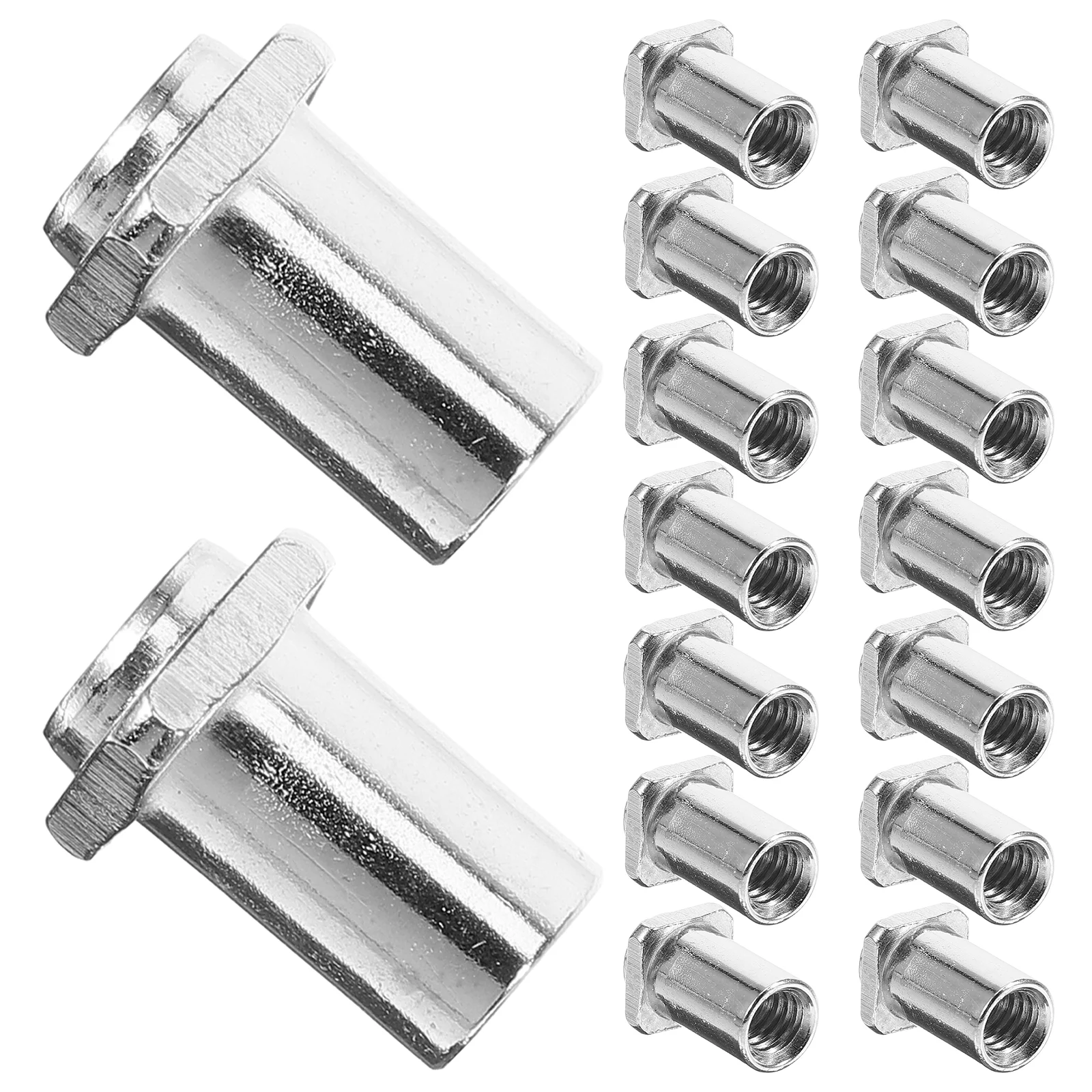 20 Pcs Replacement Tom Lug Swivel Nuts Spare Part for Drum Parts Floor Supply Iron