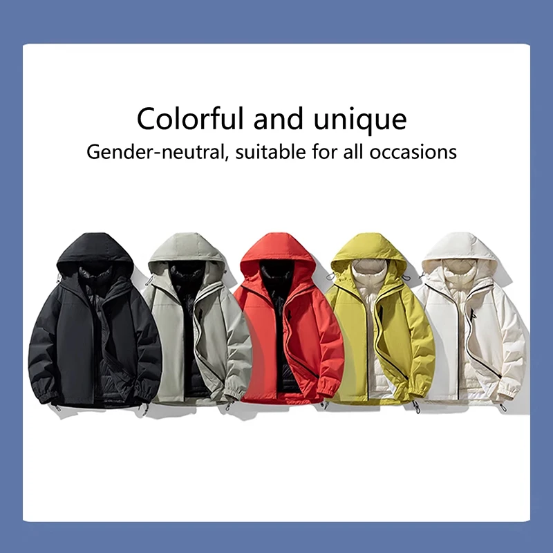 WASSUP CMKPO пуховик три в одном для мужчин и женщин уличная куртка 2024 новая