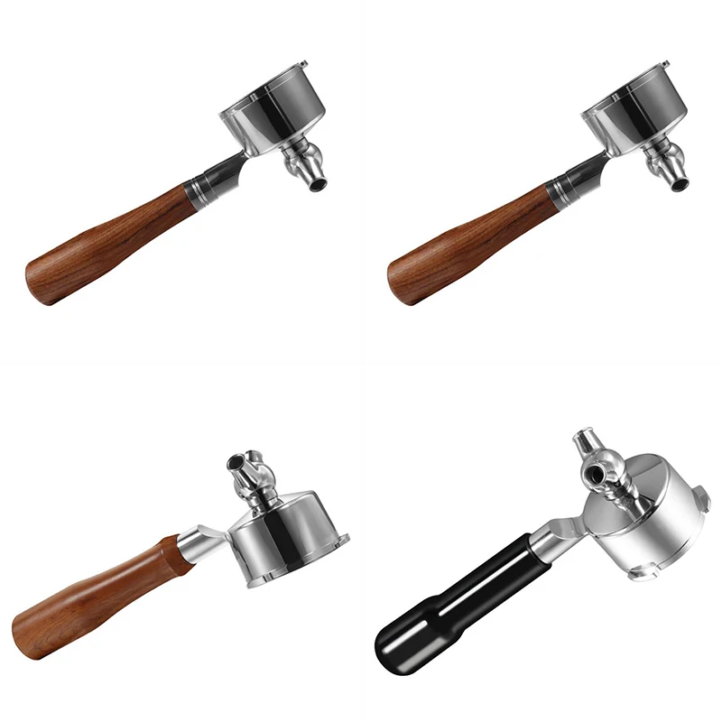 

HOT 51mm Espresso Portafilter for Donlim Homix Petrus Fine Filter Stainless Steel Dual Nozzle Coffee Portafilter