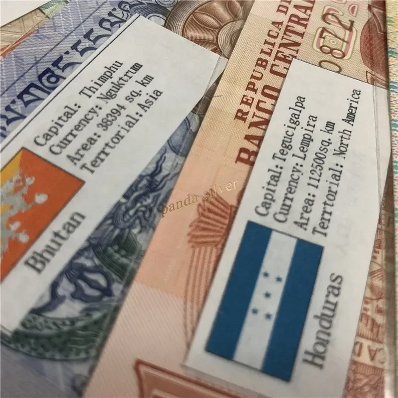 Набор из 53 заметок 28 стран состояние UNC оригинальные заметки (не используются