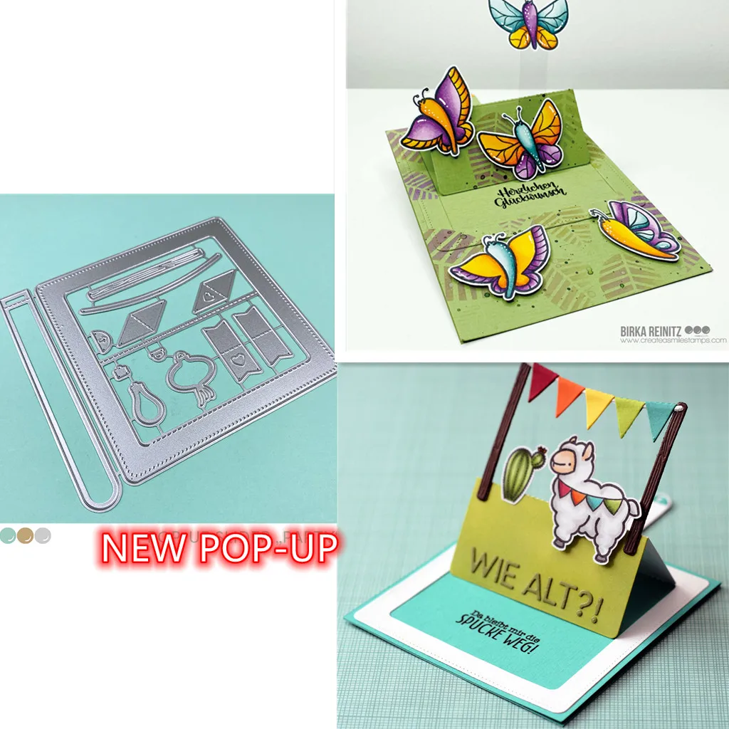 

POP UP 2022 New Metal Cutting Dies Cut DIY Scrapbooking Paper Craft Handmade Make Album Card Punch Art Embossing Template Die