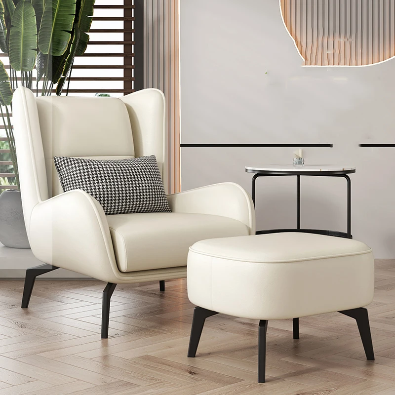 

Single Modern Design Chair Lounge White Luxury Holder Fashion Wedding Chair Pouf Reading Ergonomic Sillas Furniture Living Room