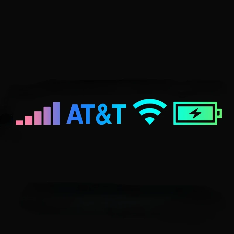 

Car stickers rear glass decorative stickers personality creative WIFI signal power sign car stickers scratch cover stickers