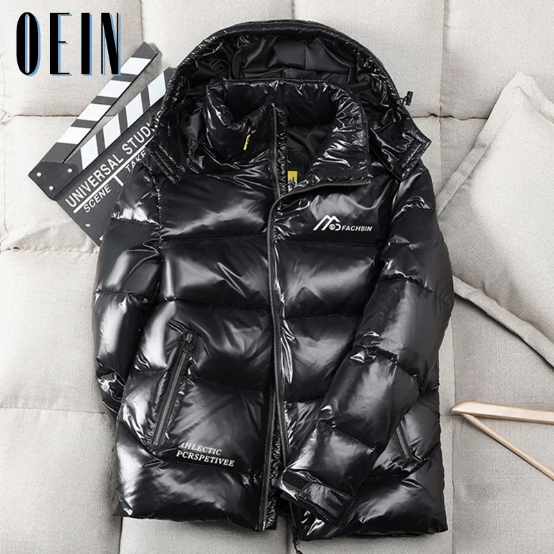 2022 Winter Puffer Down Jacket Men Brand High Quality White Duck Down Coat Warm Coat For Man Thick Hooded Jacket Mens Down Coats