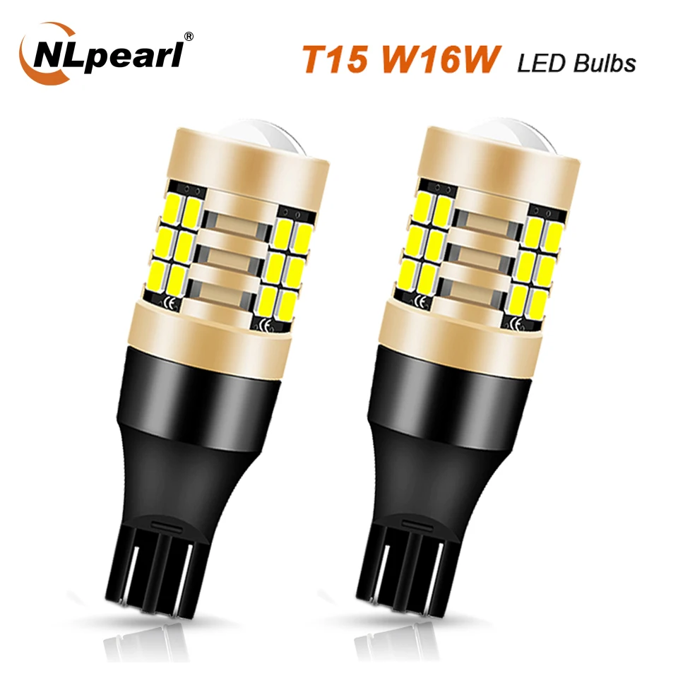 

2 шт., Автомобильные светодиодные лампы T15 W16W 21SMD 2835 12 В