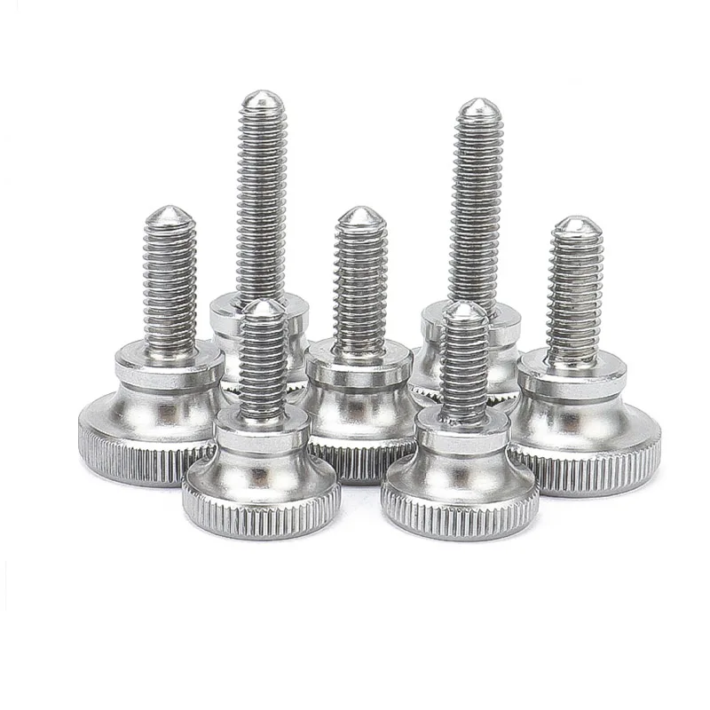 

GB834 M2 M2.5 M3 M4 M5 M6 M8 M10 Stainless Steel Knurled Head step Thumb Screw Metric Tall Head Manual Adjustment Screws