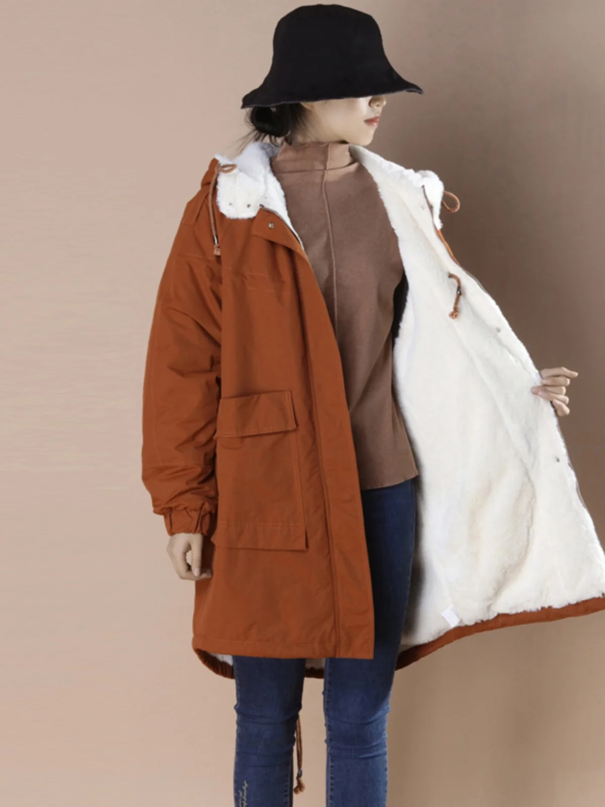 Высококачественная одежда-карго с хлопковой подкладкой женская новая верхняя