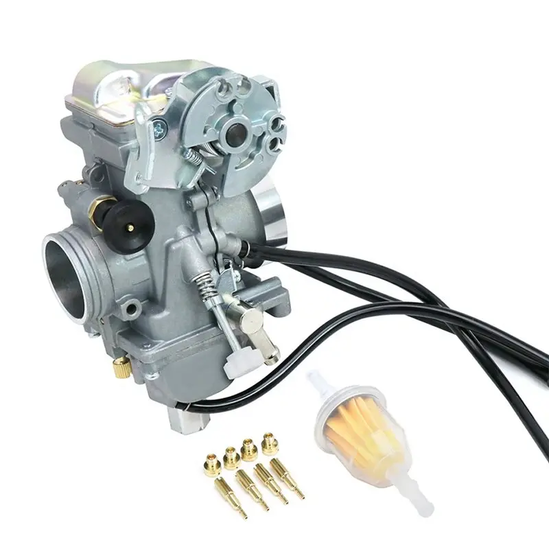 Фото A99F-Для Honda XR400 SR XT TT400 500CC, совместим с карбюратором Mikuni TM36-68 36 мм, замена карбюратора с плоским шибером. №2
