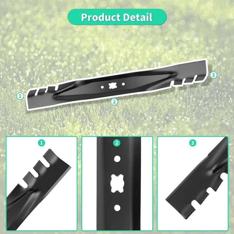 942-0741A Мульчужное лезвие для 21-дюймовой деки косилки 742-0741A совместимое с Troy-Bilt MTD Cub