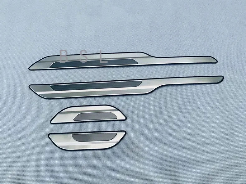 Для 2021 2022 Toyota Aqua Eksterior ior S Pintu Pelat Scuff педаль Selamat датан Baja Tahan быт 4 Buah