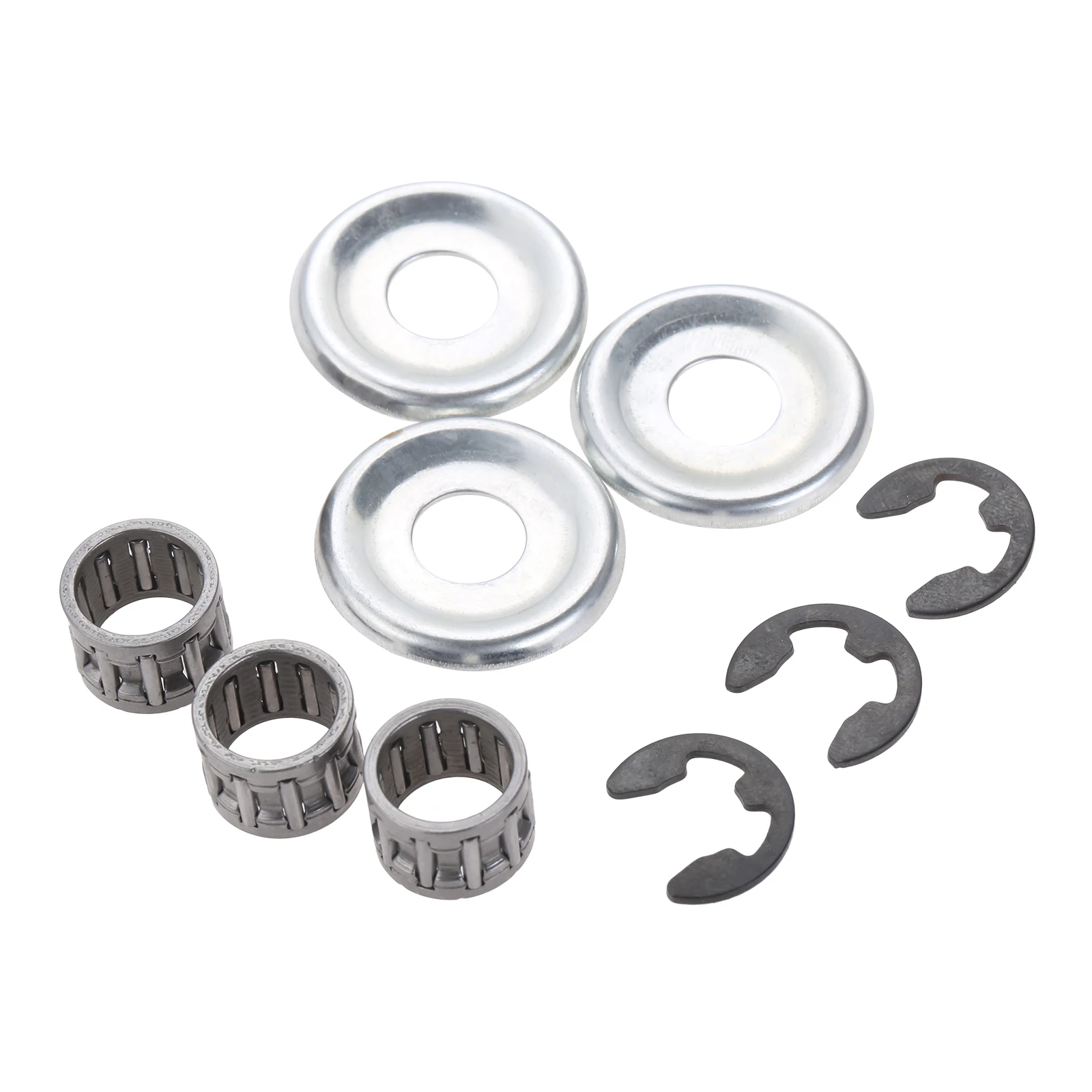 9 шт./3 комплекта, шайба сцепления, E-образный зажим, игольчатый подшипник, замена для STIHL MS170 MS180 MS210 MS230 MS250 MS 210 230 250 017 018 021 023 025
