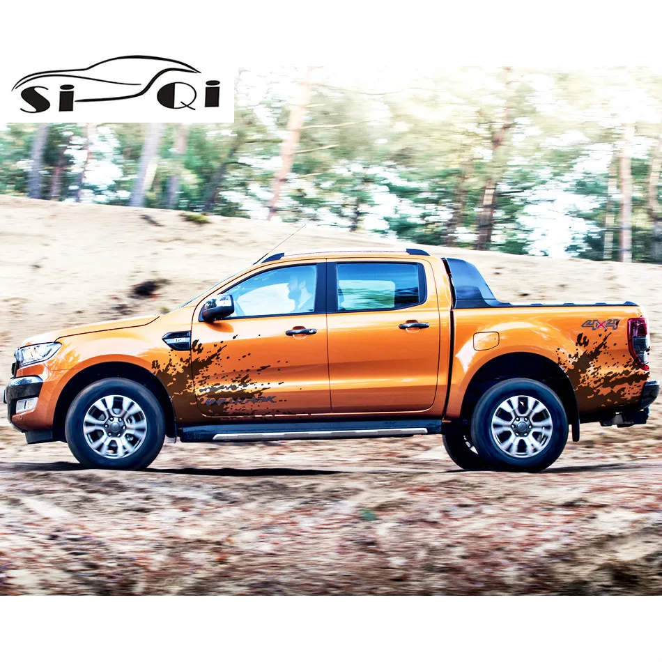 

4 шт., виниловые автомобильные наклейки для Ford Ranger 2012-2019