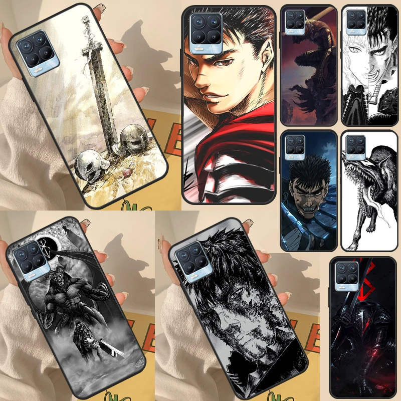 

Чехол Berserk для Realme GT 2 Pro GT Neo 2 3 Master 8 9 Pro 8i, чехол для OnePlus 9 10 Pro 9R Nord2