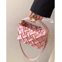 pink clutch party bag women purses and handbags 2022 small weave shoulder bags for women handbags designer luxury crossbody bag
