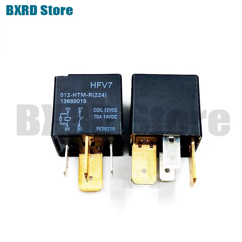 Флейты (224) 70а 12В постоянного тока 4 контакта HFV7-012-HTM-R(224）70A 12VDC)