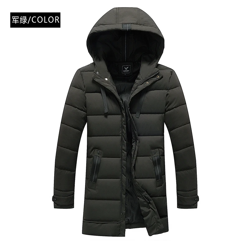 

2022 Mens Winter Casual Jassen Fleece Warme Bontkraag Parka Jas Heren Effen Kleur Windjack Afneembare Hoed Bomber Jas Mannen