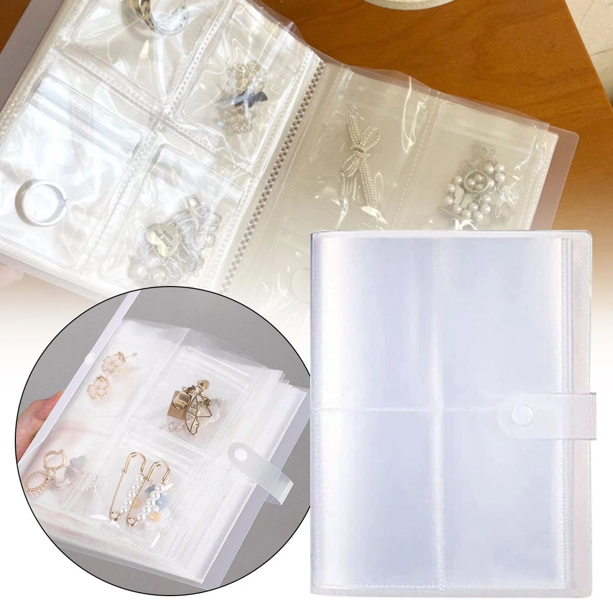 

Прозрачный пакет для хранения из ПВХ, герметичный пакет для серег, колец, ожерелий, ювелирных изделий, антиокислительный мешок для хранения ювелирных изделий