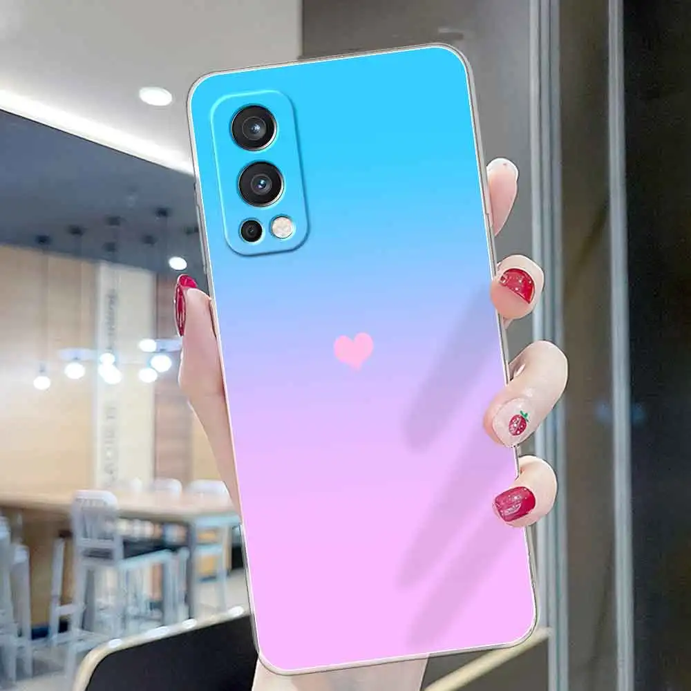 Противоударный чехол для OnePlus Nord 2 прозрачный мягкий силиконовый из ТПУ