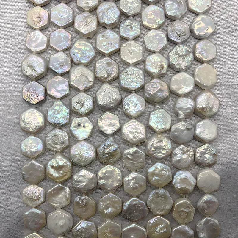 

Бусины в стиле барокко, 12-14 мм, 30 шт./1 нить