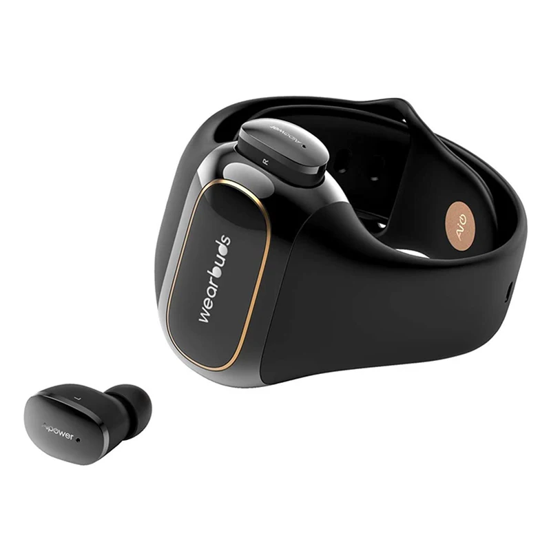 

Wearbuds Bluetooth Headphones Smart Watch with Wireless Earbuds,2 In 1 Fitness Tracker with Wireless Stereo Earphones Inside