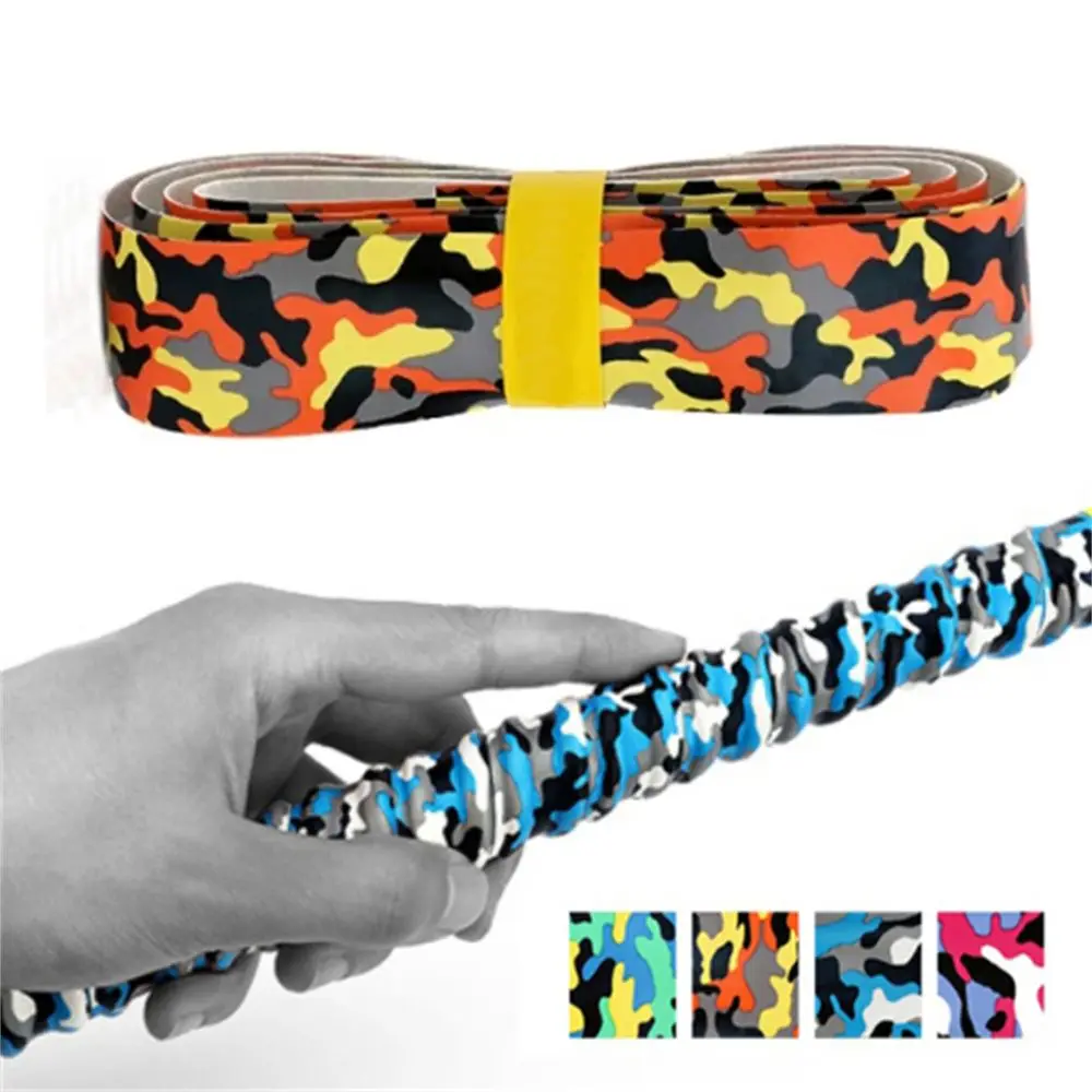 

Waterproof Fishing Rod Accessories Sweat-absorbent Belt Camouflage Color Anti-slip Tape Fishing Rod Belt Racket Handle Grip Belt