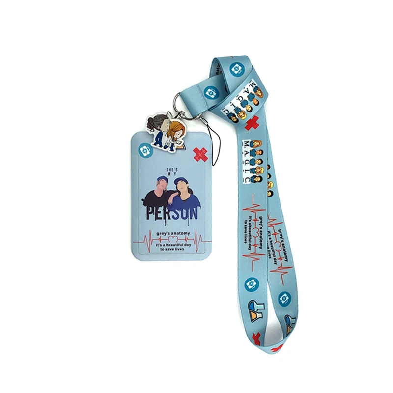 Новинка серая анатомия держатель для учеников доктора медсестры ремешки на шею