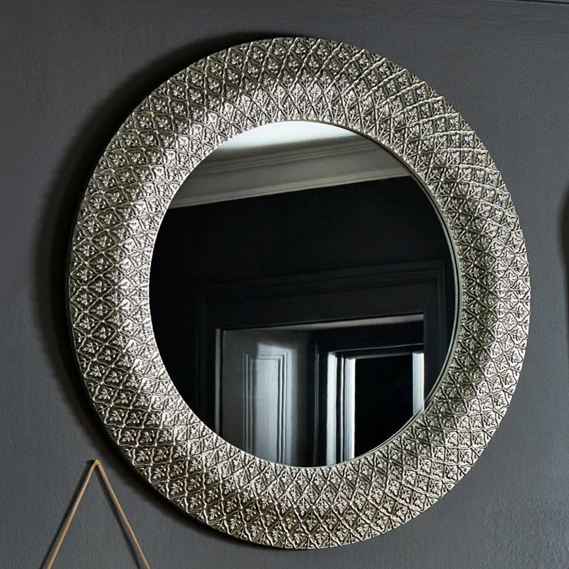 

Большое декоративное зеркало, подвесное качественное косметическое стекло для ванной комнаты, декоративное зеркало для туалетного столик...