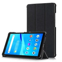 donmeioy triple fold stand case for lenovo tab m8 fhd hd m7 tablet case cover