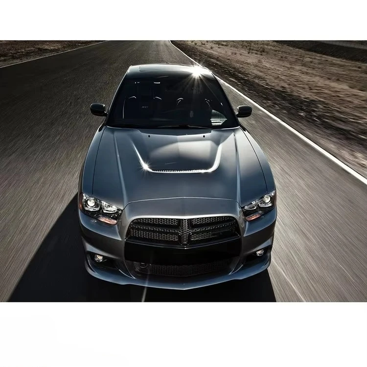 Фото Алюминиевый капот SRT Style из штампованного металла для Charger 2008-2014 №4
