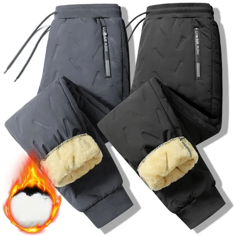 

Winter Lambswool Warm Casual Pants Men Fitness Sportswear Men Joggers Sportswear Casual Track Pants Plus Size 6XL 7XL