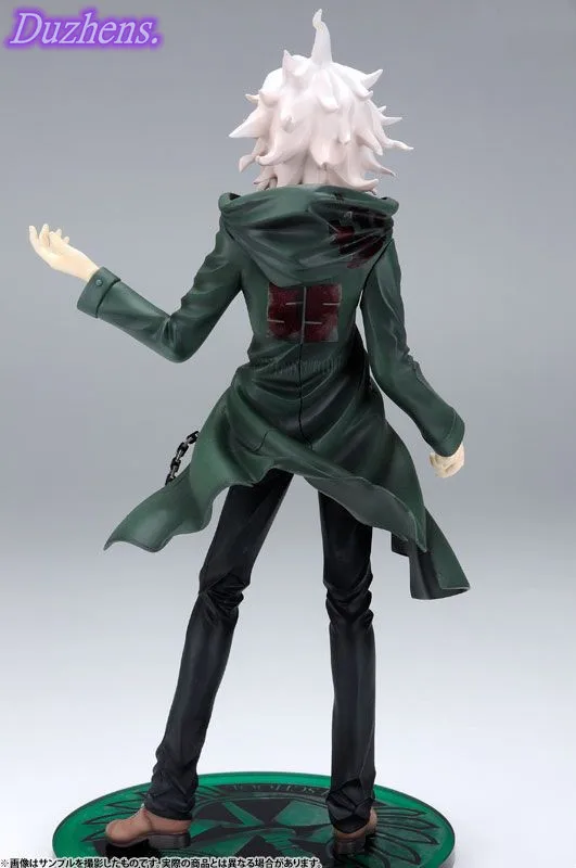 100% оригинал: аниме данганронпа Nagito Komaeda 2 лица 23 см фигура из ПВХ модель игрушки