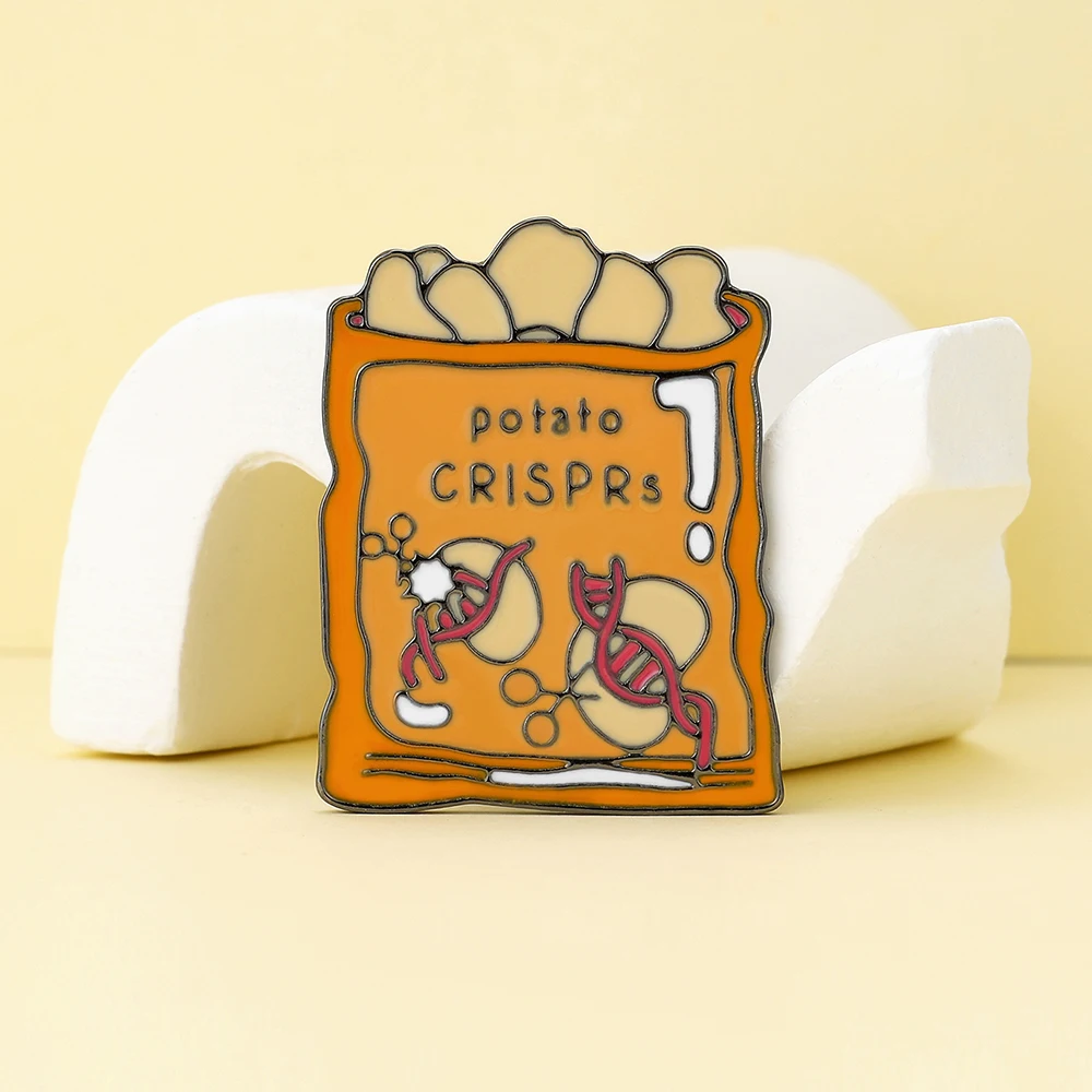 Креативная брошь в виде картофеля лекарства эмалевые заколки для