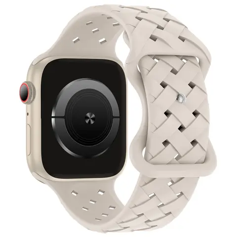 CRESTED Плетеный силиконовый ремешок для Apple Watch