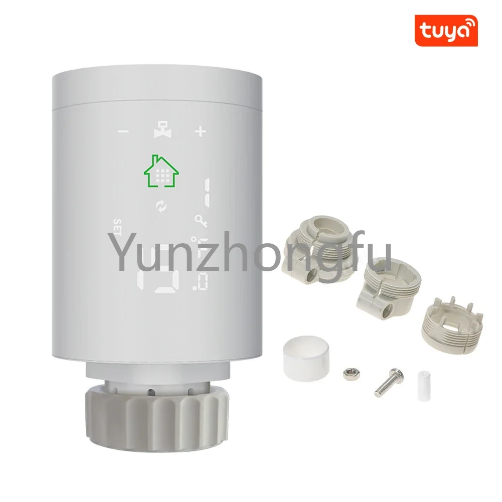 Умный домашний термостат с радиатором и клапаном для подогрева воды