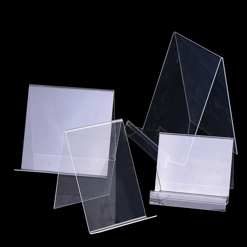 

1Pcs Book Display Stand Desktop Book Holder Transparent Acrylic Book Shelf