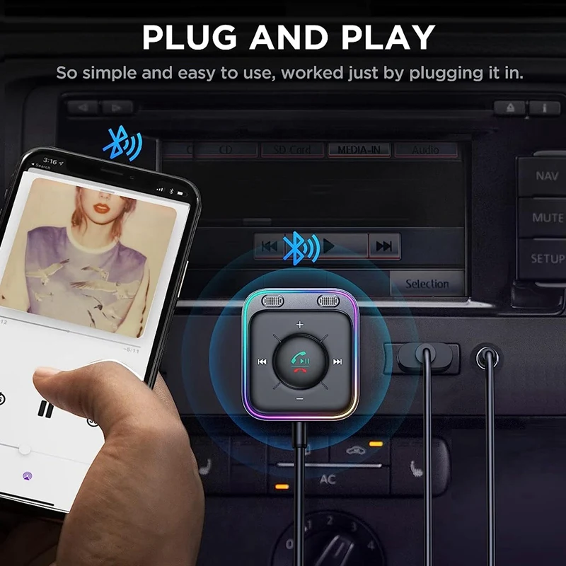 Автомобильный приемник Bluetooth MP3-плеер автомобильный адаптер универсальные