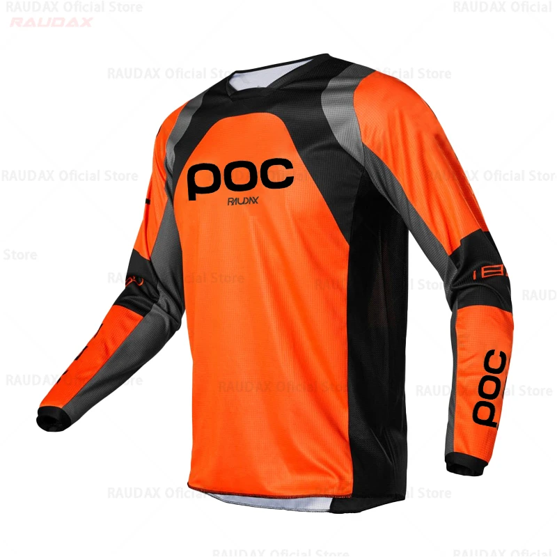 

NEW2023 POC Enduro Jersey Short Sleeve Unisex Motocross Downhill Jersey Shirts Mountain Bike Moto Clothing MX Summer MTB T-shirt