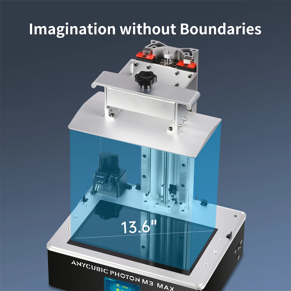 Монохромный ЖК-экран Photon M3 Max ANYCUBIC 13 6 дюйма 7K 3D-принтер с высоким разрешением